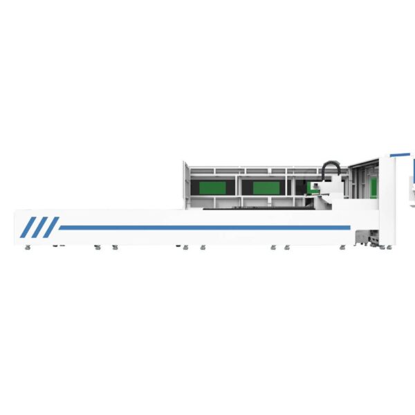 g pt dual use enclosed type double tables metal cutting laser machine