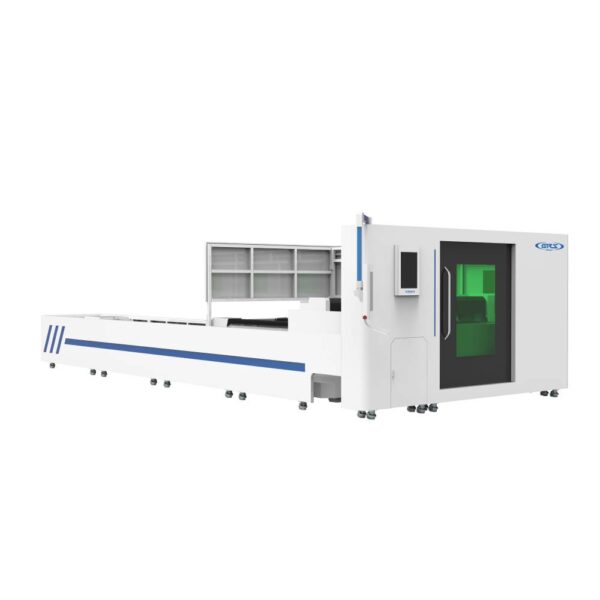 g pt dual use enclosed type double tables metal cutting laser machine